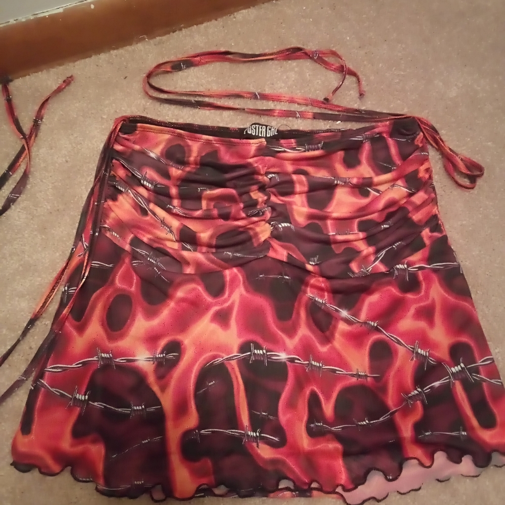 NWOT DollsKill mesh skirt